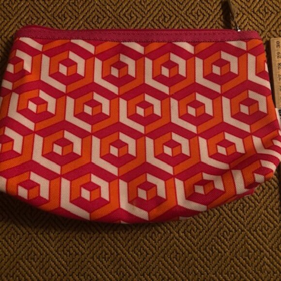 Jonathan Adler Pink and Orange Cosmetics Bag - Picture 4 of 7